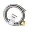 Thrifco Plumbing 3/8 Inch Comp x 3/8 Inch Comp x 12 Inch Long Stainless Steel Ri 4401453 - alternate 1